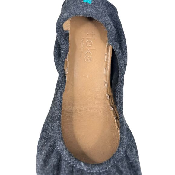 Tieks By Gavrieli Women’s Greystone Vegan Wool Grey Ballet Flat Size US 7 - Picture 10 of 10